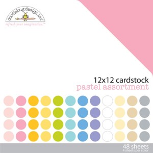 textured dot cardstock - pastels